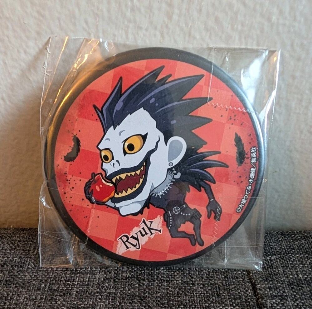 Death Note Ryuk Can Badge Pin Brand New US Seller